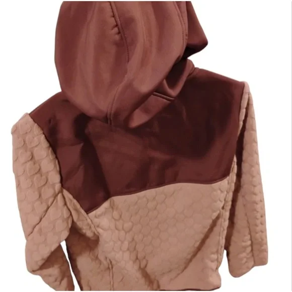 DKNY Sport Purple Hooded Jacket with Color-Block Design (14/16) - Picture 2 of 5